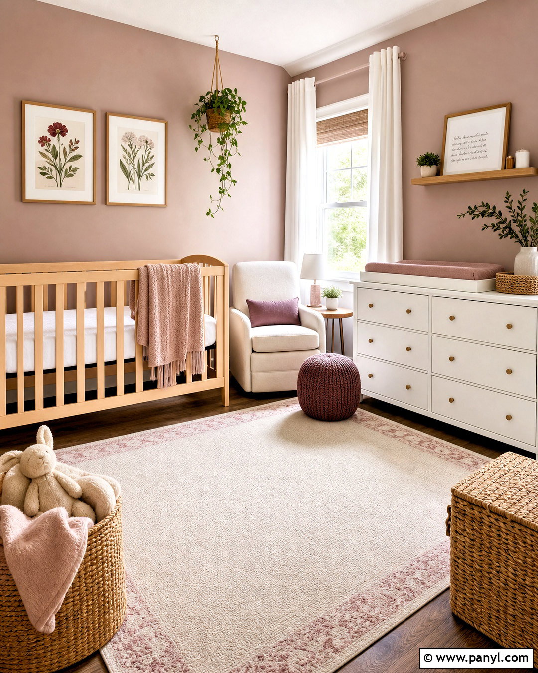 Blush Pink Nursery - 20 simple nursery ideas