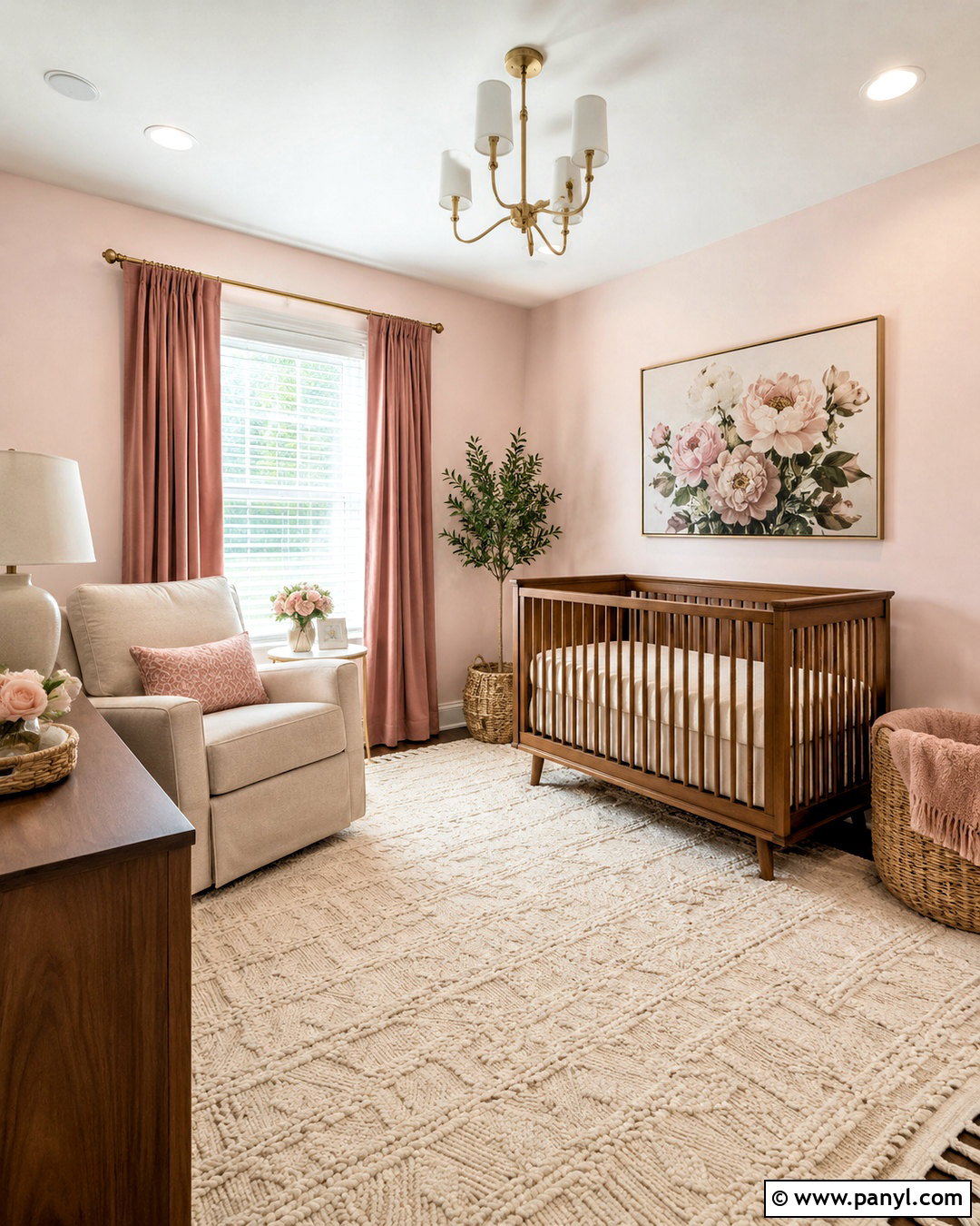 Blush Pink Nursery Palette - 20 nursery color palette ideas