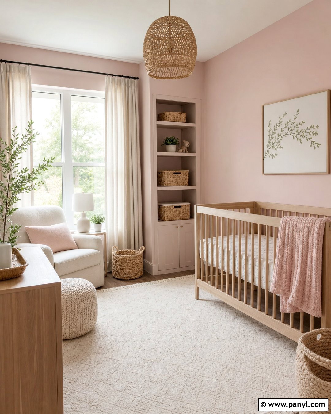 Blush Pink Nursery Wall Color - 25 Home Interior Wall Colors