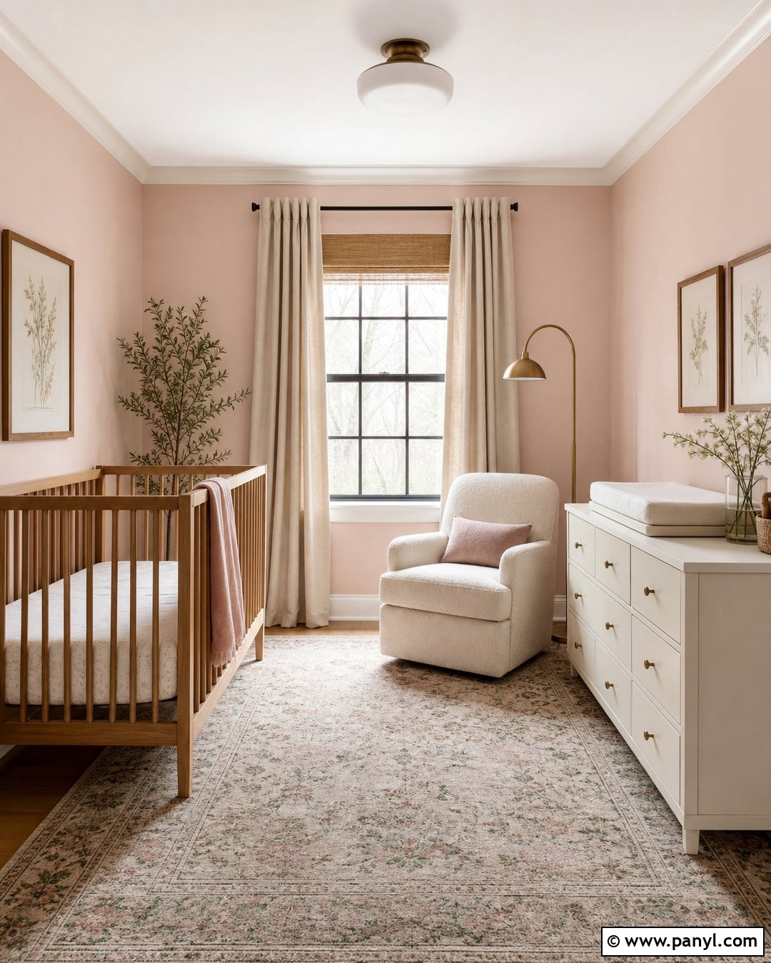 Blush Pink Nursery Walls - 30 Nursery Wall Color Ideas