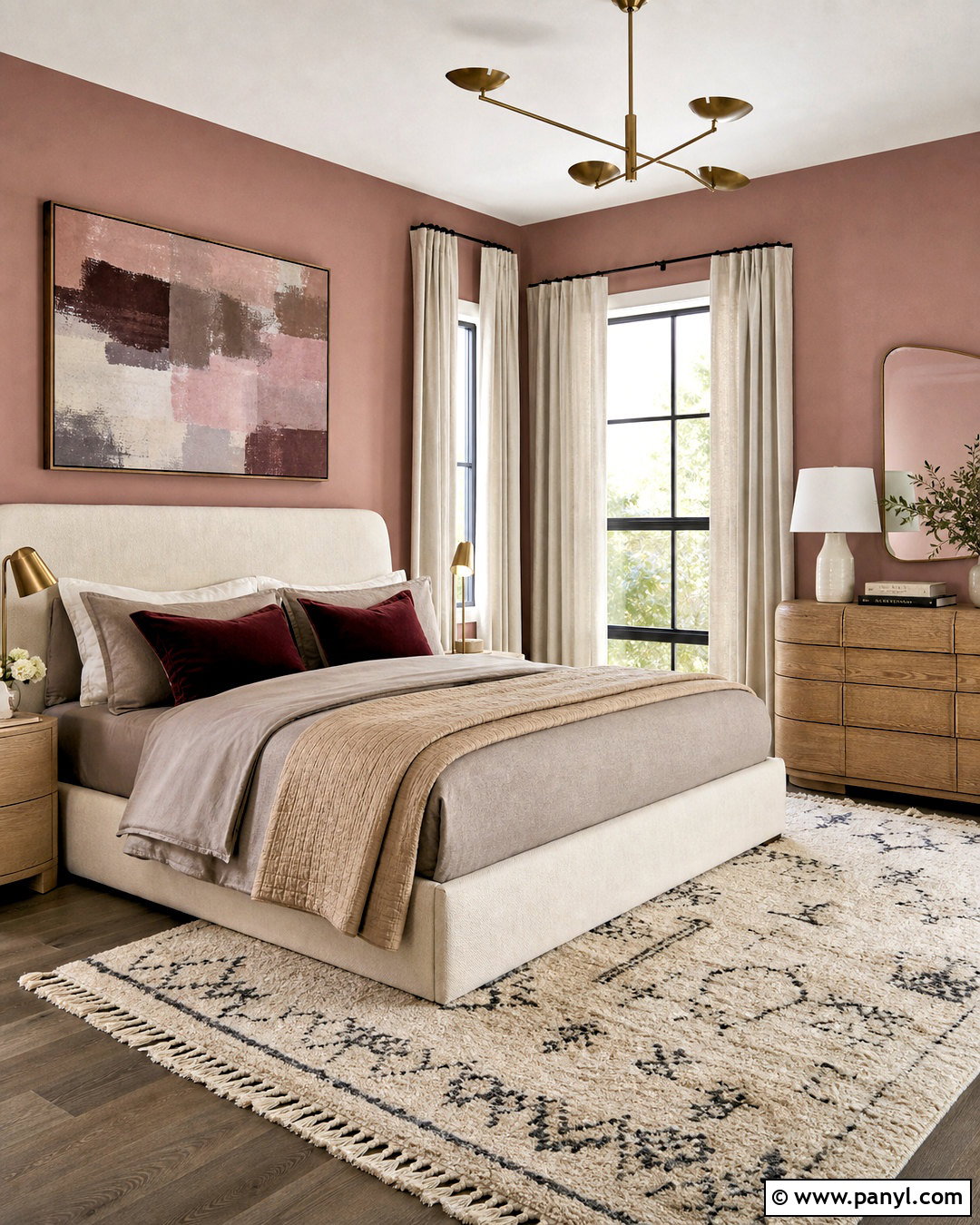 Blush Pink Paint With Gray Floors - 20 paint colors that go with gray floors
