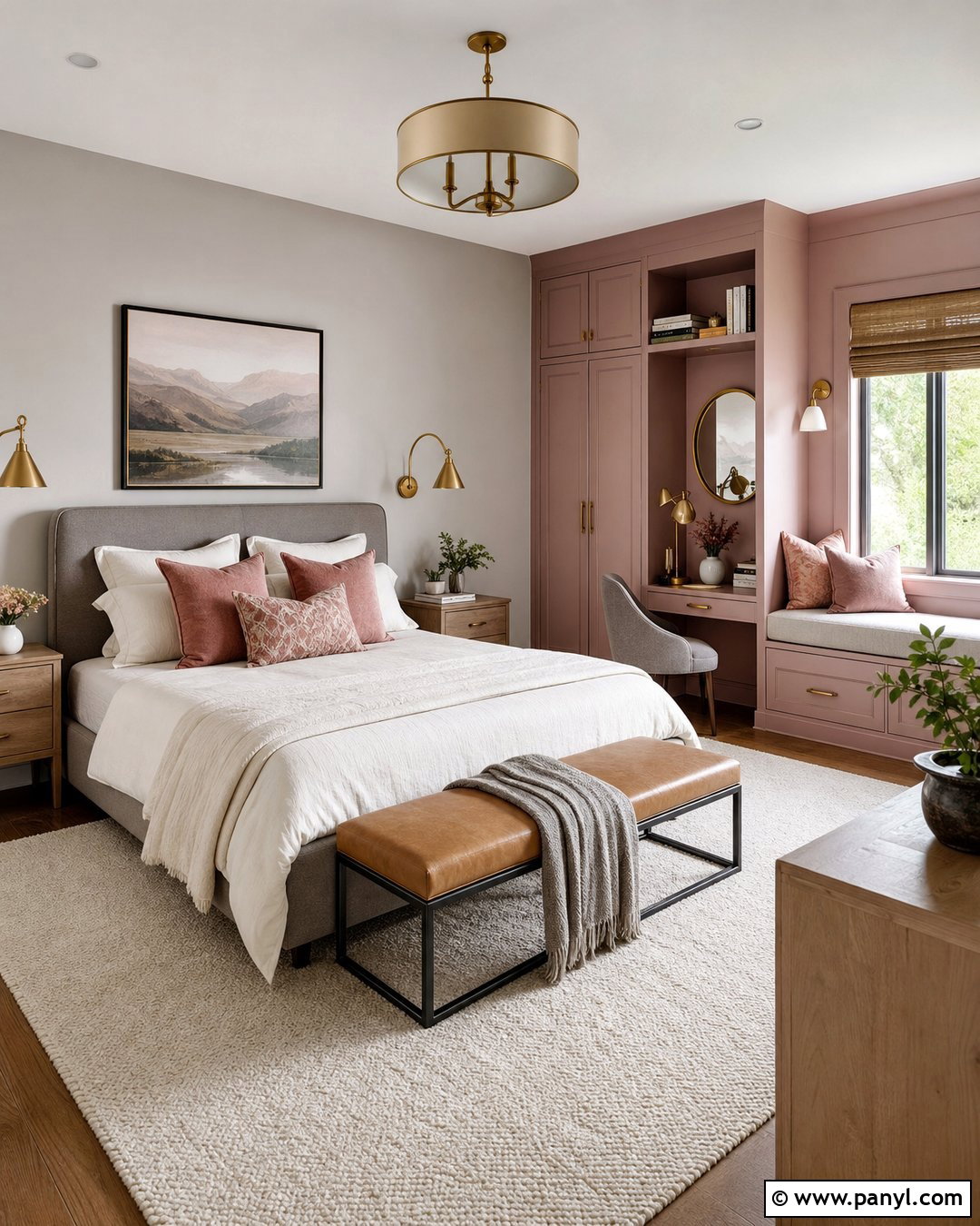 Blush Pink Paint With Gray Walls - 20 Paint Colors That Go With Gray Walls