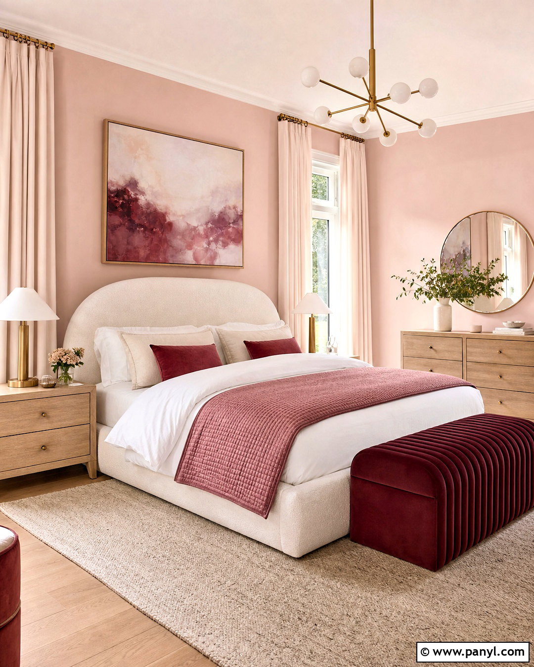 Blush Pink Pastel Bedroom - 20 pastel colour bedroom ideas