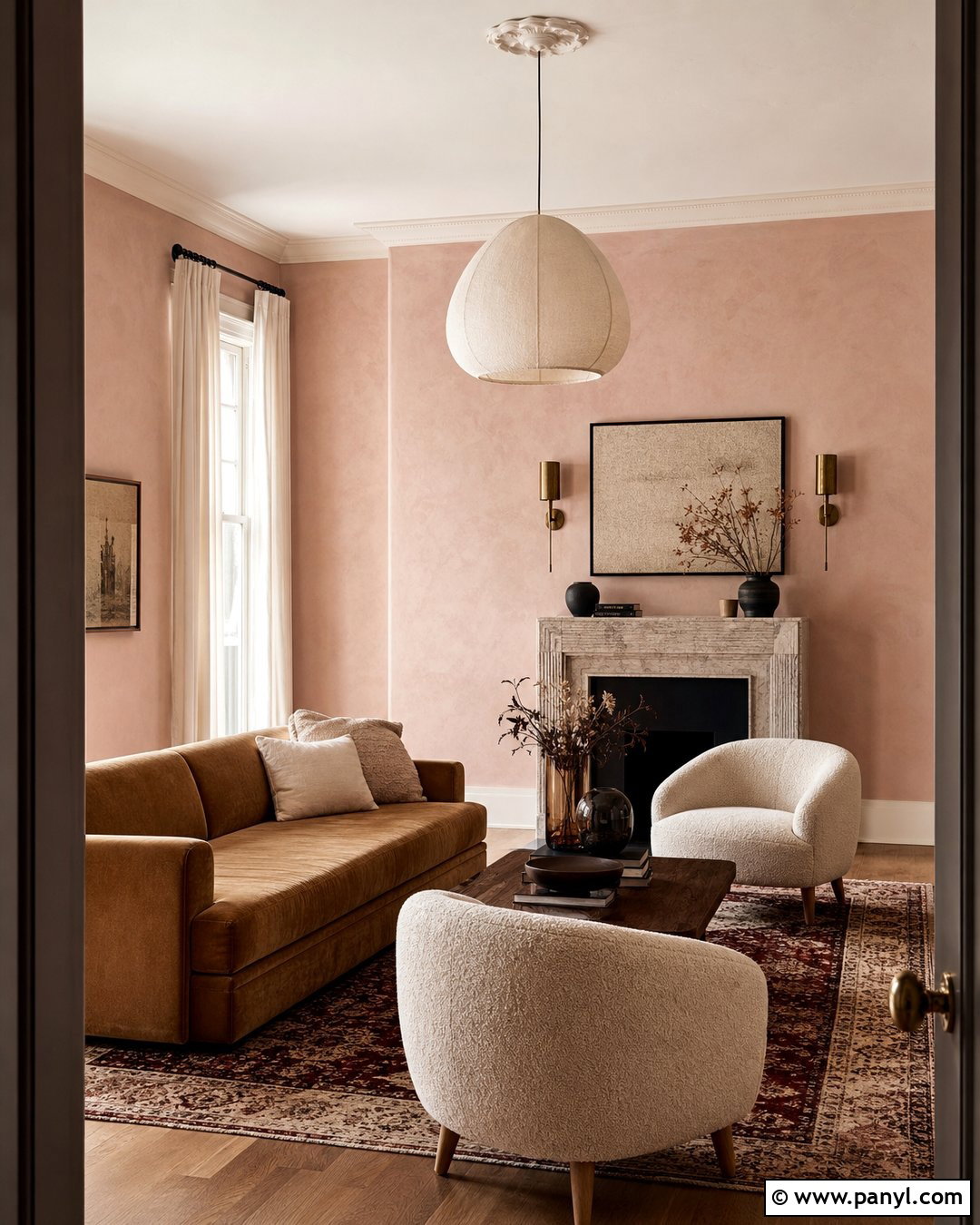 Blush Pink Plaster Wall - 20 Plaster Wall Color Ideas