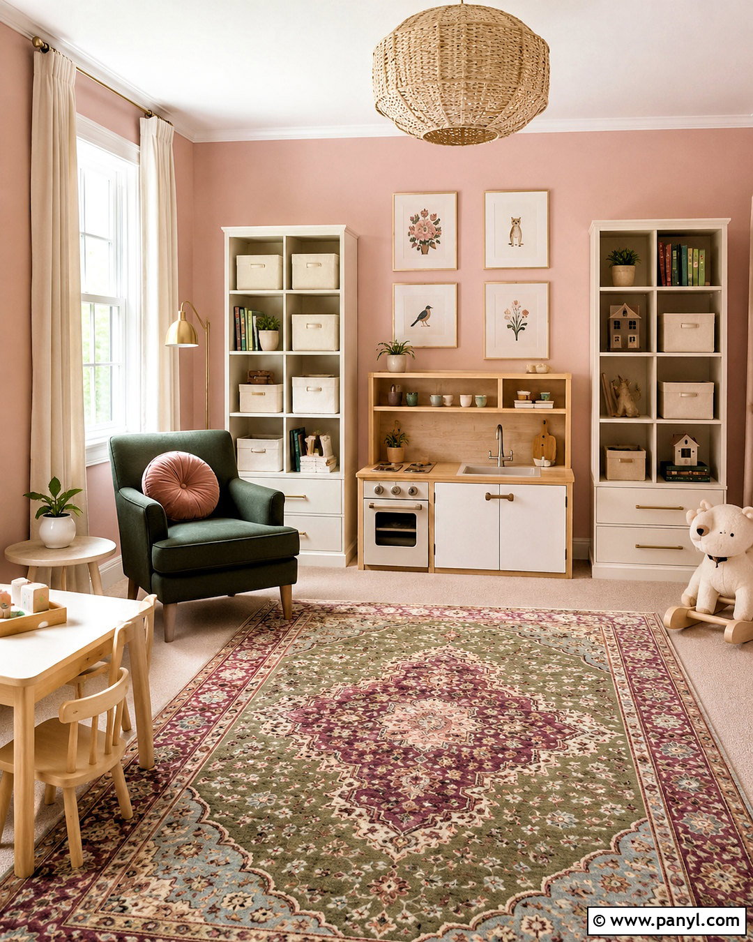 Blush Pink Playroom Paint - 20 playroom paint colors
