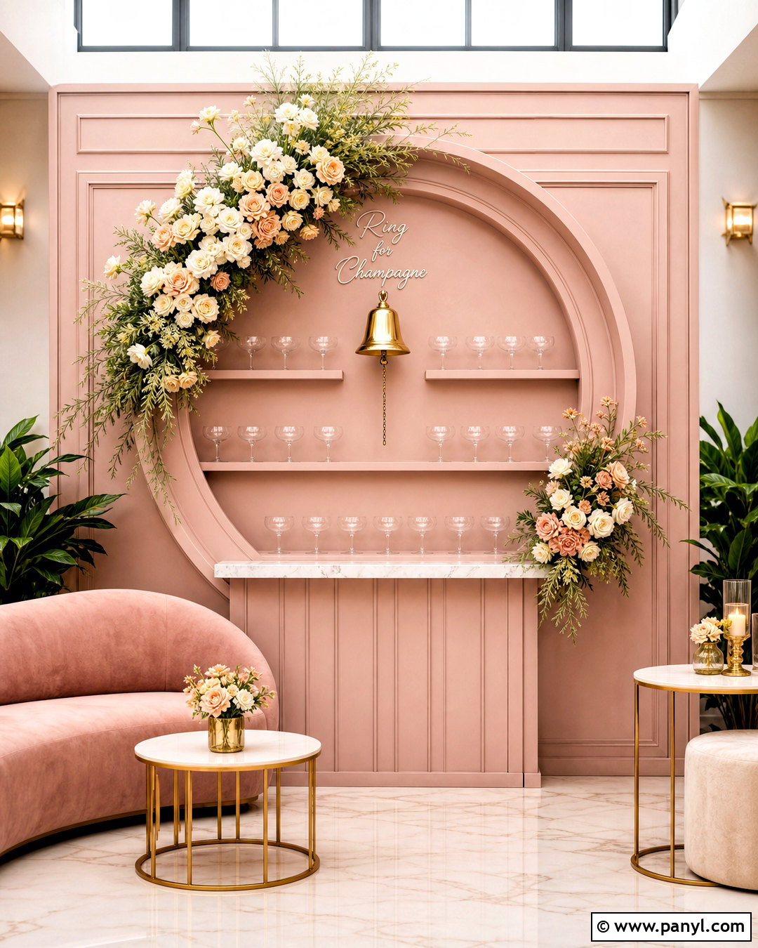 Blush Pink Ring For Champagne Wall - 20 ring for champagne wall ideas