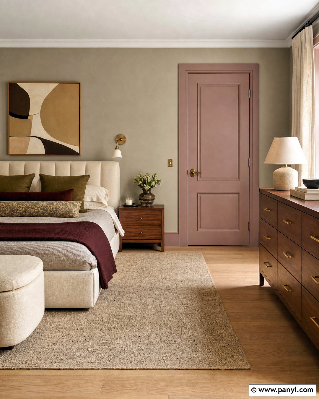 Blush Pink Room Door - 20 room door color ideas