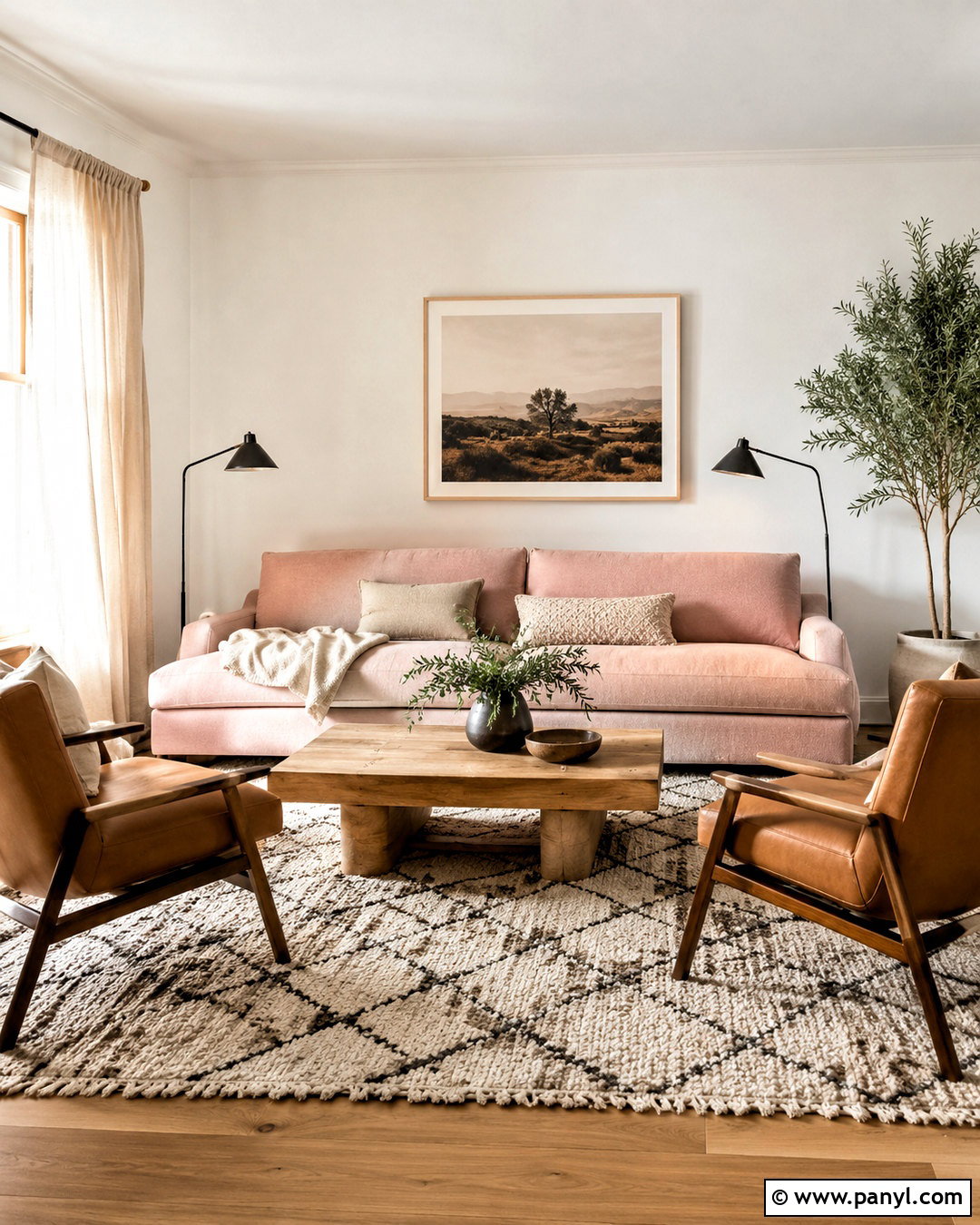 Blush Pink Sofa Living Room - 20 blush pink living room ideas