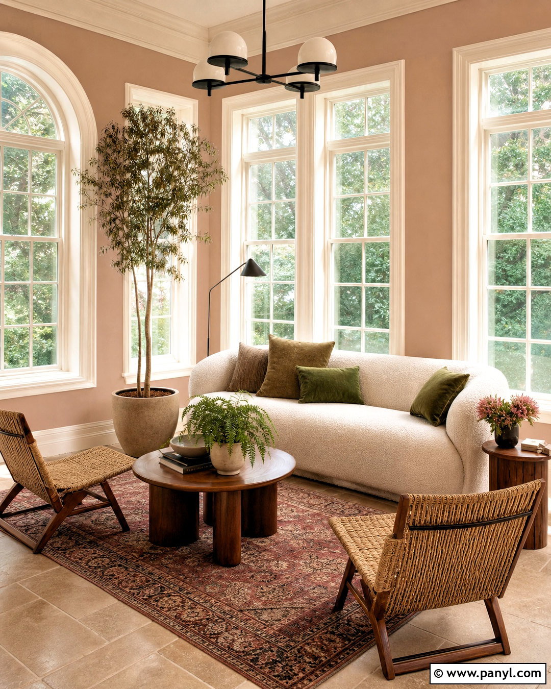 Blush Pink Sunroom Paint Color - 20 sunroom paint colors ideas