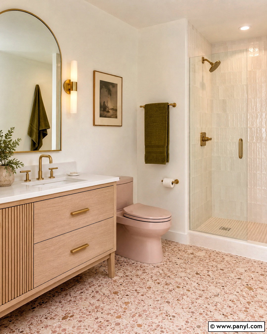 Blush Pink Toilet Bathroom - 35 Toilet Color Ideas