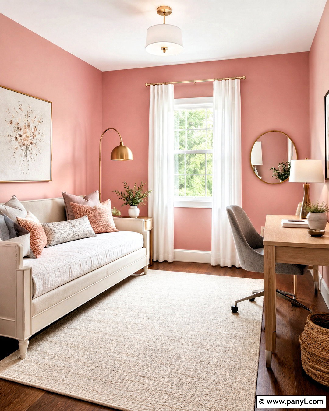 Blush Pink Wall Color - 20 Wall Color To Make Room Brighter Ideas