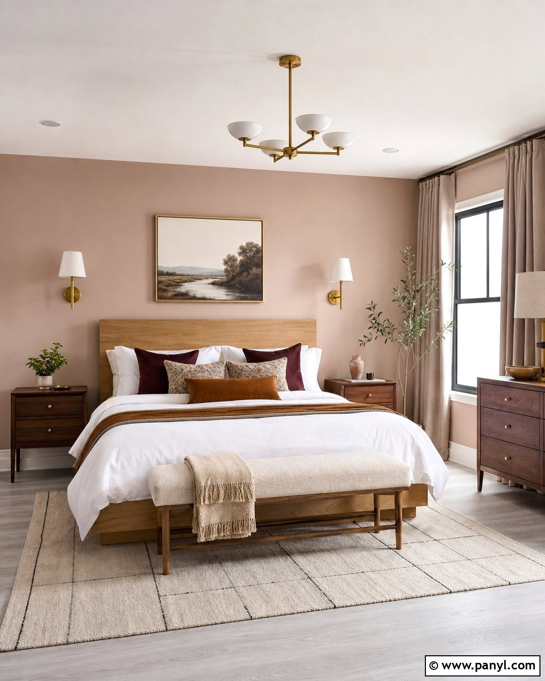 Blush Pink Wall Color With Gray Floors - 30 wall color with gray floors