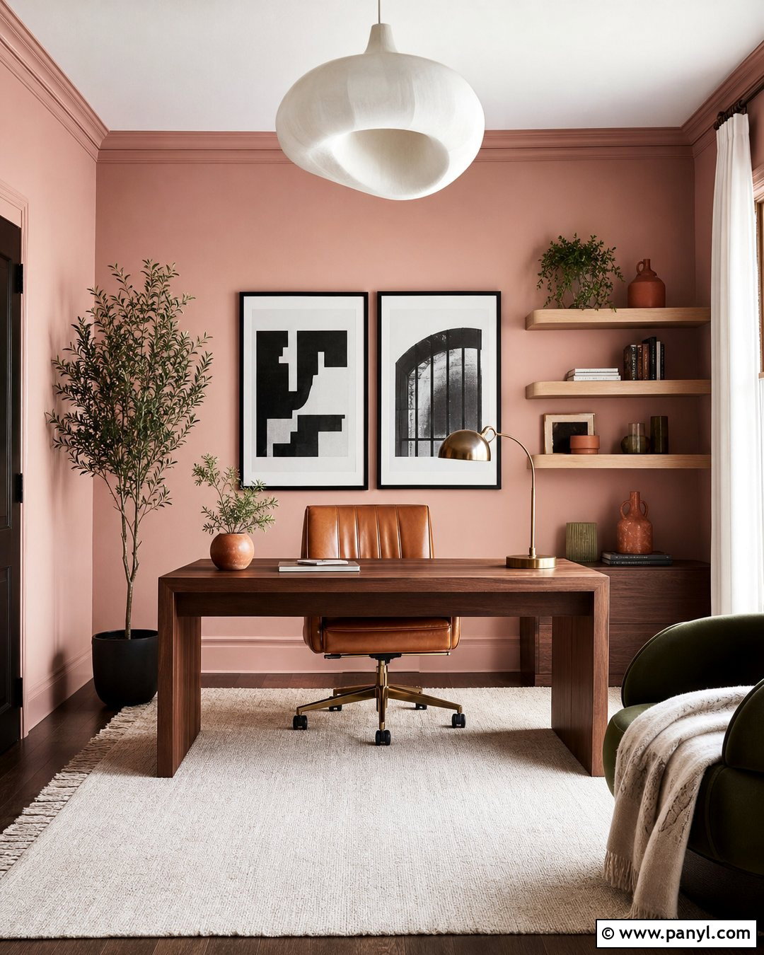 Blush Pink Walls - 30 modern wall colors