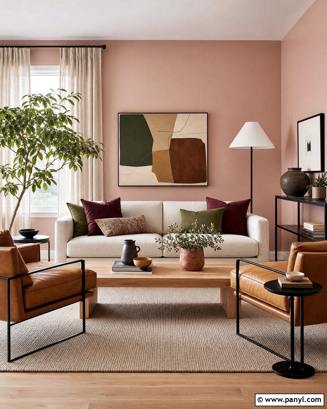 Blush Pink Walls - 35 light wall colors