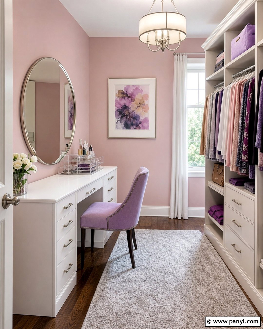 Blush Pink Walls With Lavender - 20 Blush Pink Wall Color Ideas