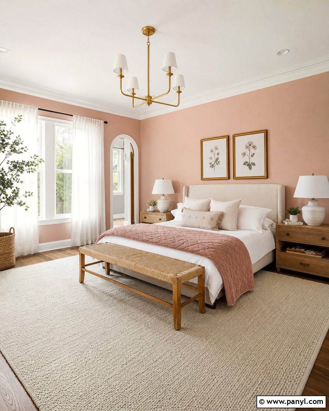 25 White Pink Walls for Soft, Romantic Rooms You’ll Love