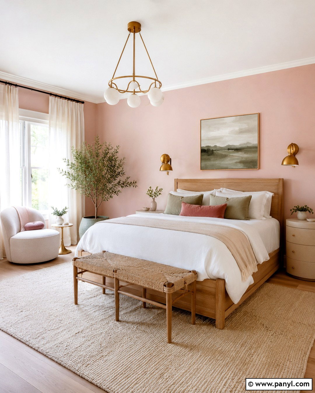 Blush Pink Walls - 20 Romantic Wall Colors