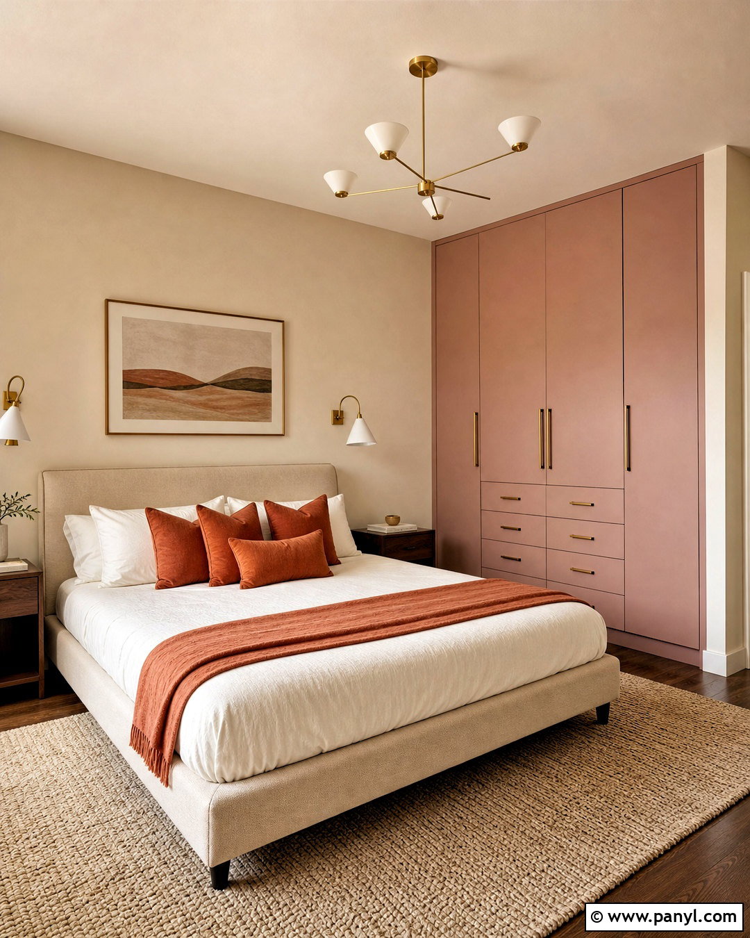 Blush Pink Wardrobe - 20 wardrobe colour ideas bedrooms