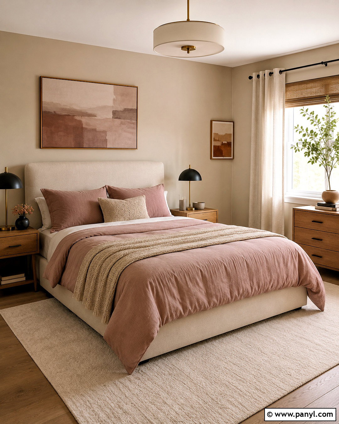 Blush Pink With Beige Walls - 20 What Colors Go With Beige Walls