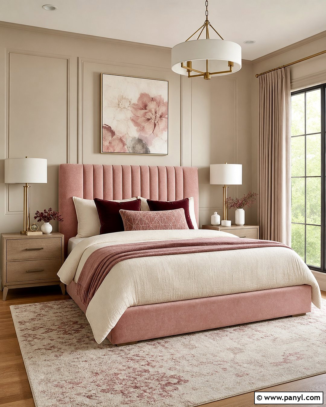 Blush Pink With Beige Walls - 20 Colours That Go With Beige Walls