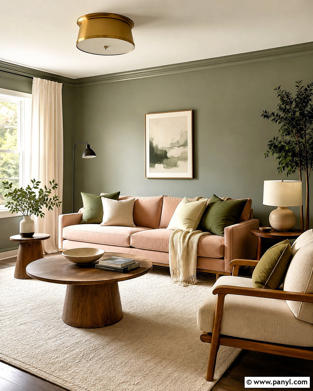 Blush Pink With Green Walls - 20 What Colour Goes With Green Walls