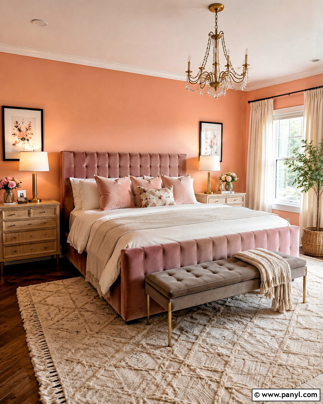 Blush Pink With Peach Walls - 20 What Colours Go With Peach Walls