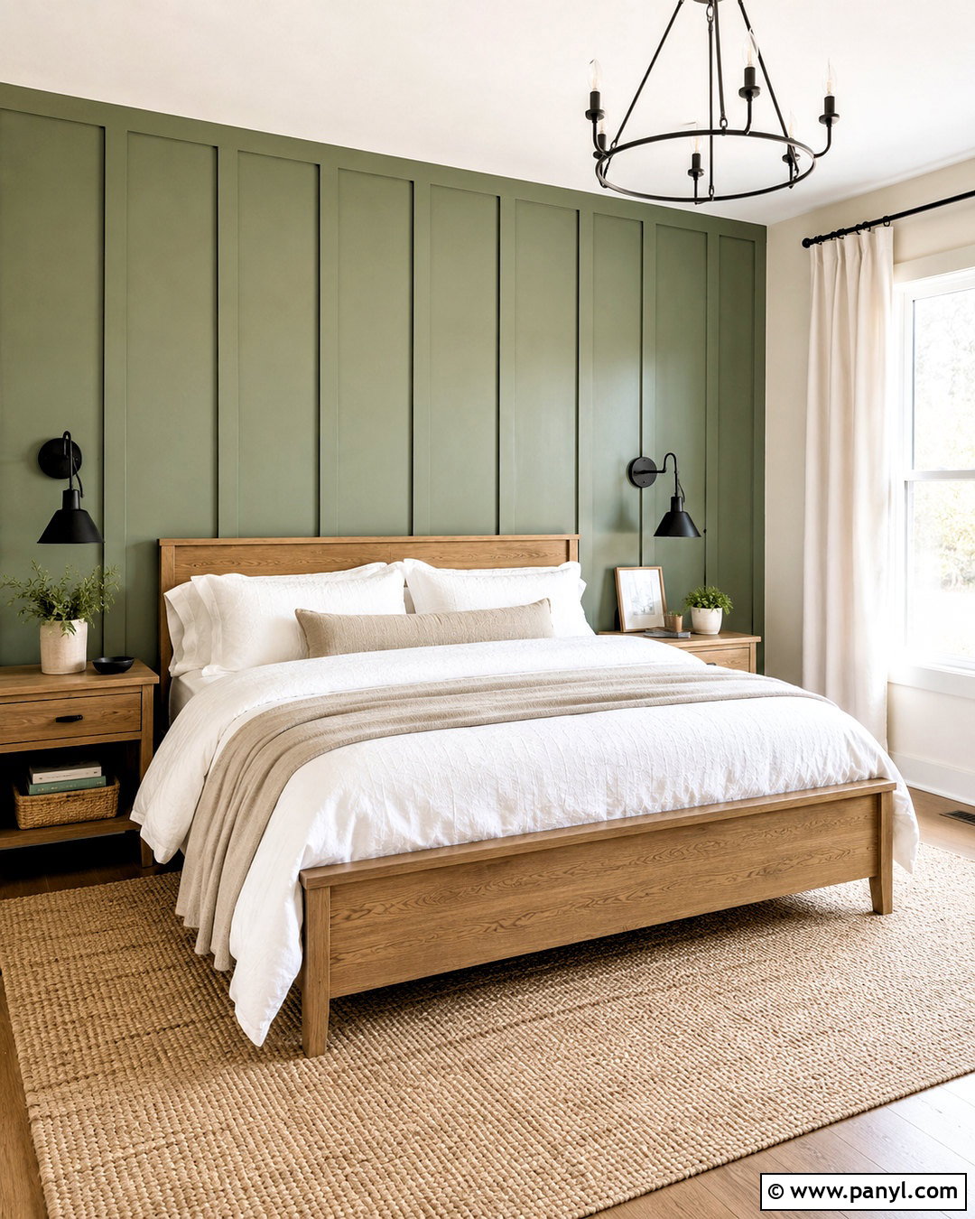 Board And Batten Accent Wall - 20 diy accent wall bedroom ideas
