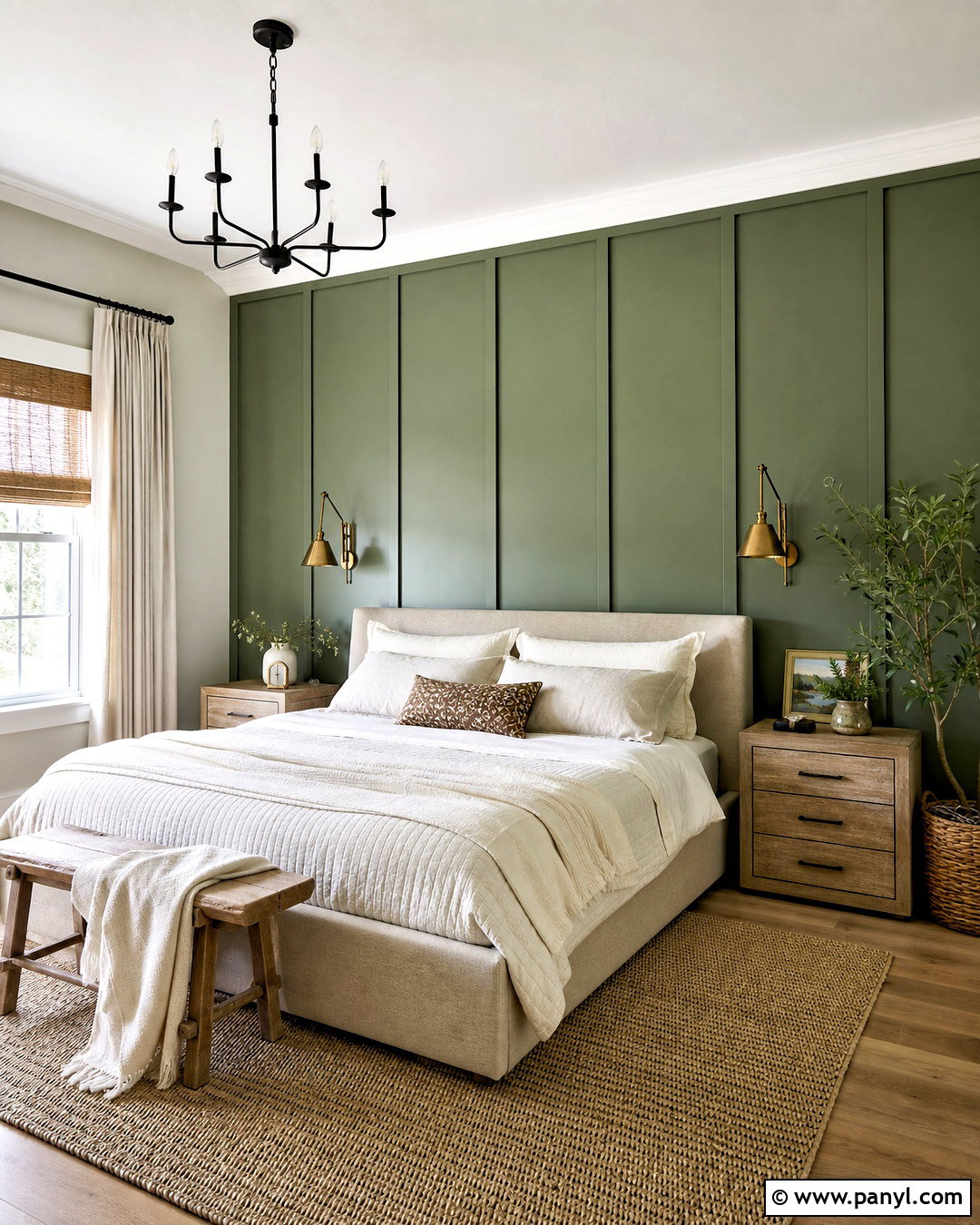 Board And Batten Accent Wall - 20 unique accent wall ideas