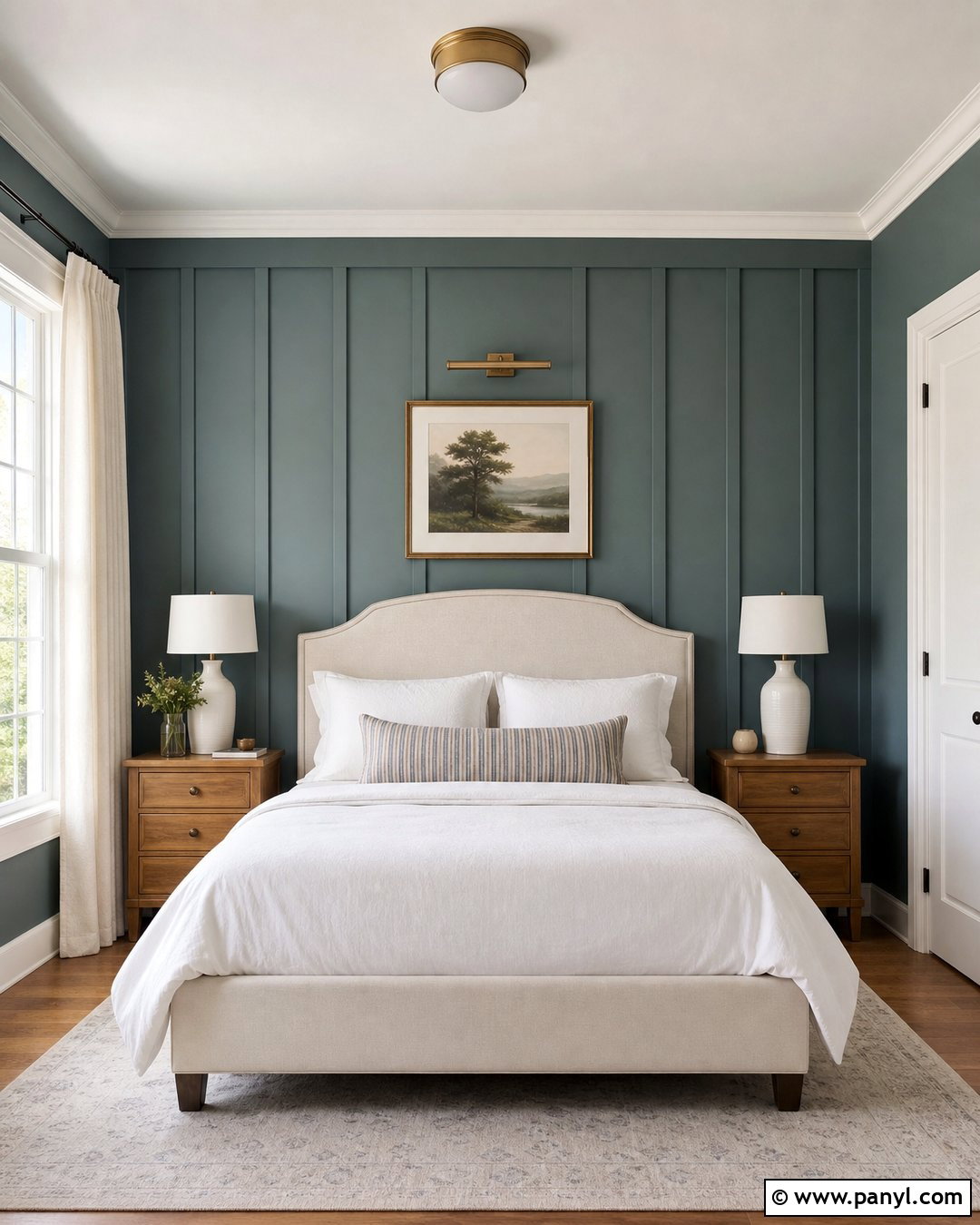 Board And Batten Accent Wall - 25 Small Room Accent Wall Ideas