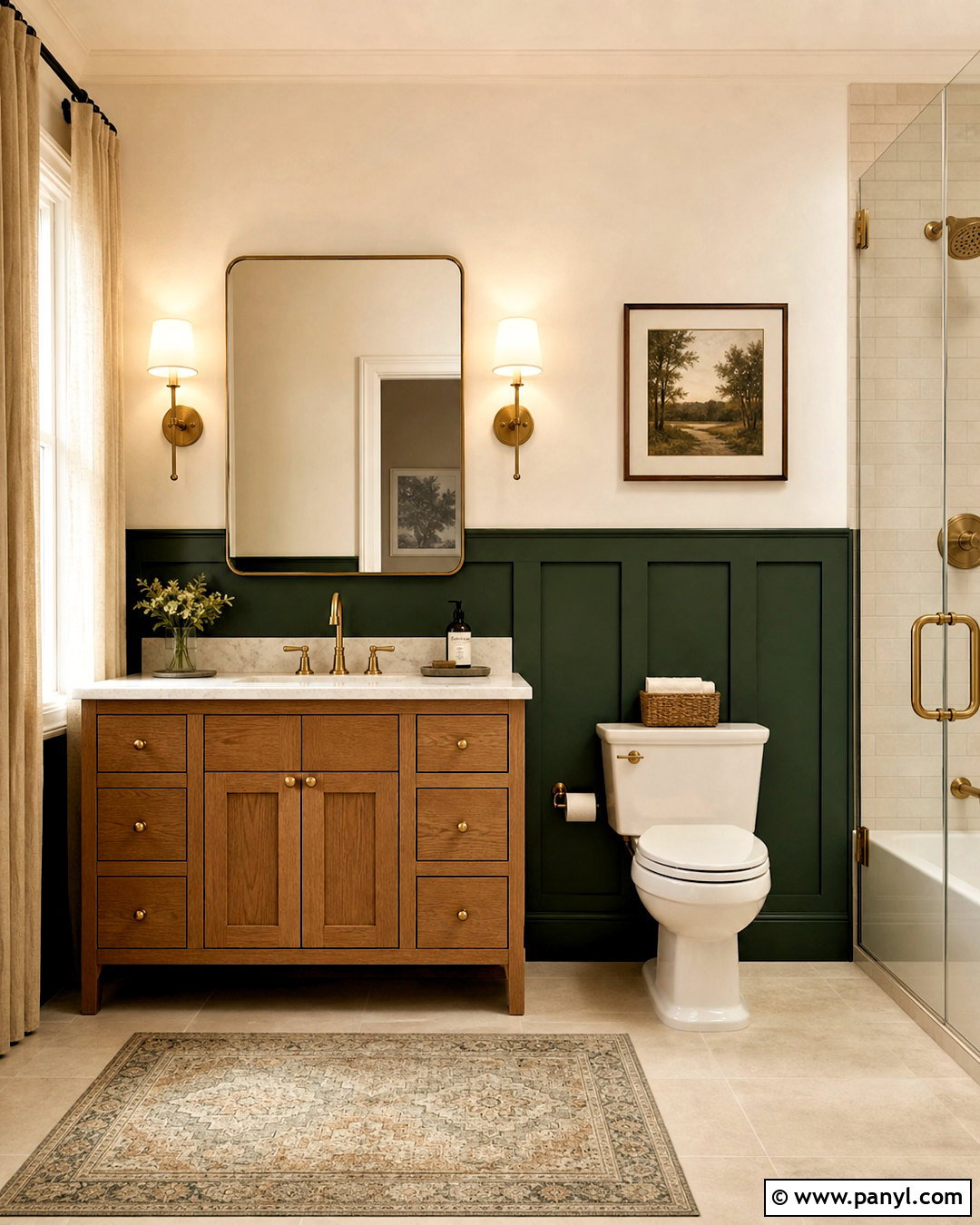 Board And Batten Bathroom Wall - 20 bathroom wall design ideas
