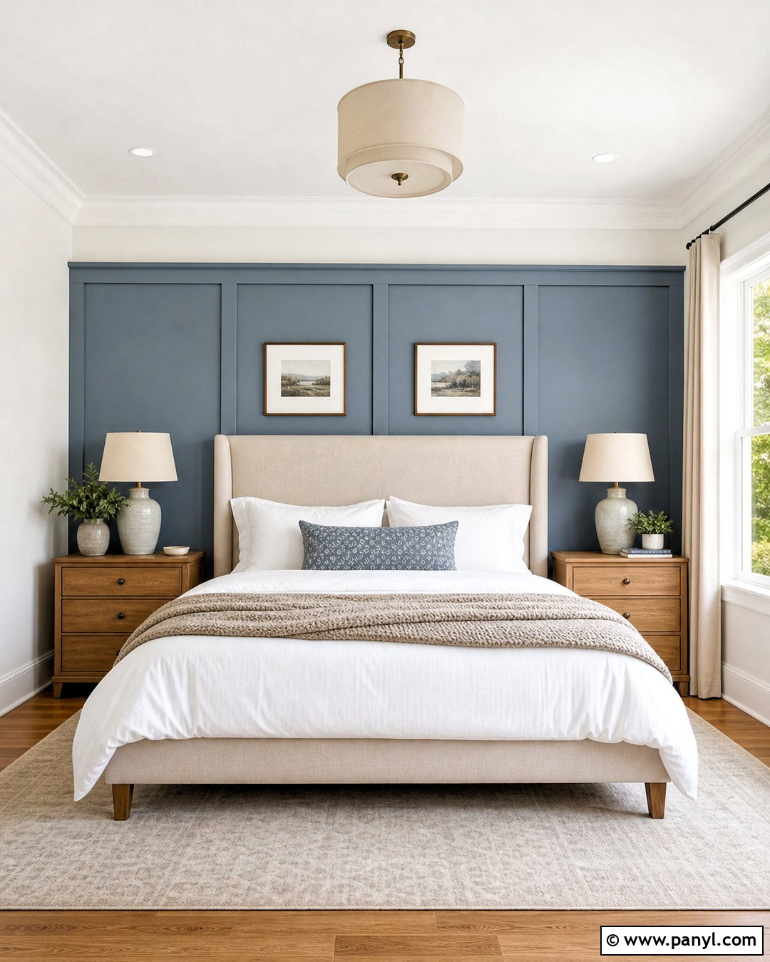 Board And Batten Bedroom Accent Wall - 20 simple accent wall ideas