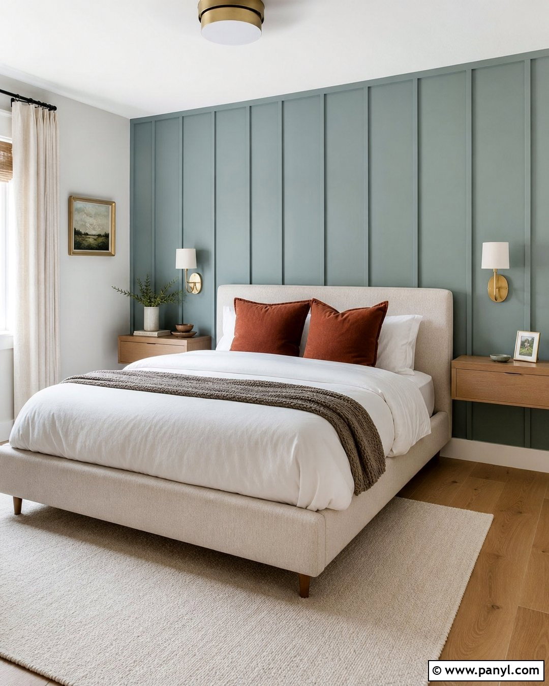 Board And Batten Bedroom Accent Wall - 20 Accent Wall Small Apartment Ideas