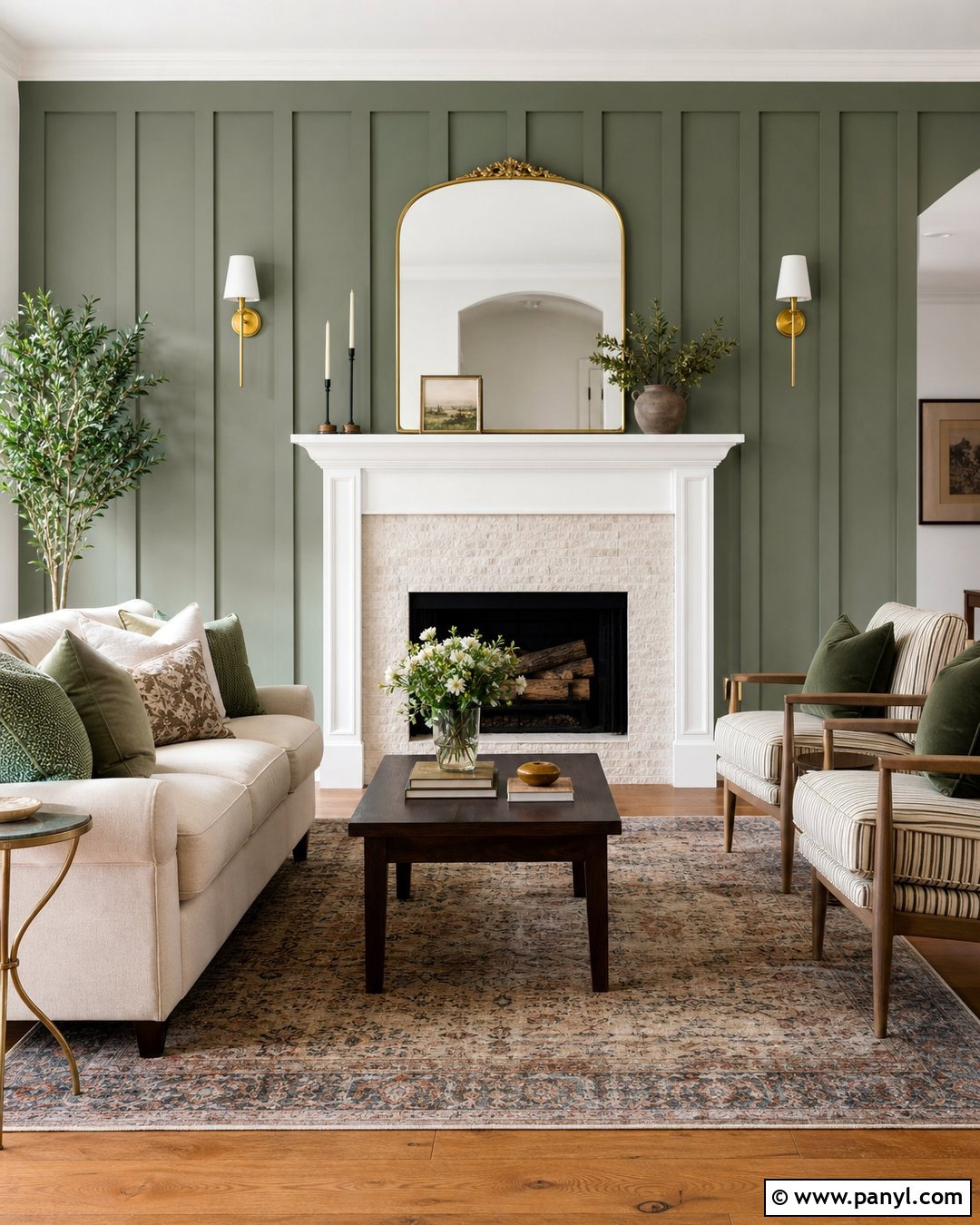 Board And Batten Fireplace Accent Wall - 25 Accent Wall Above Fireplace Ideas