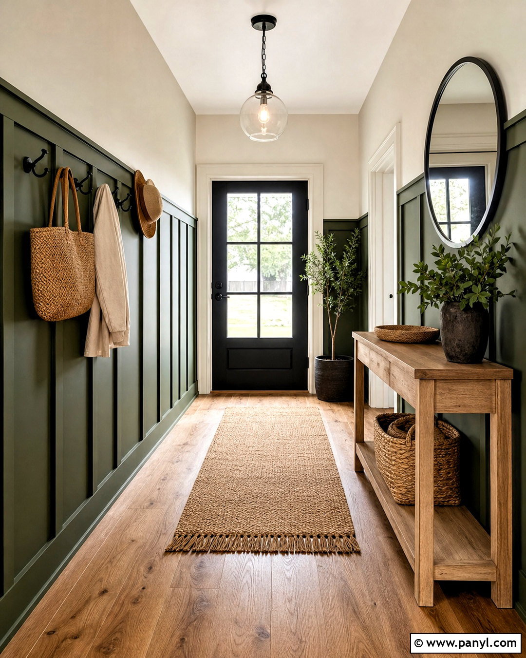 Board And Batten Trim In An Entryway - 20 house trim ideas interior ideas