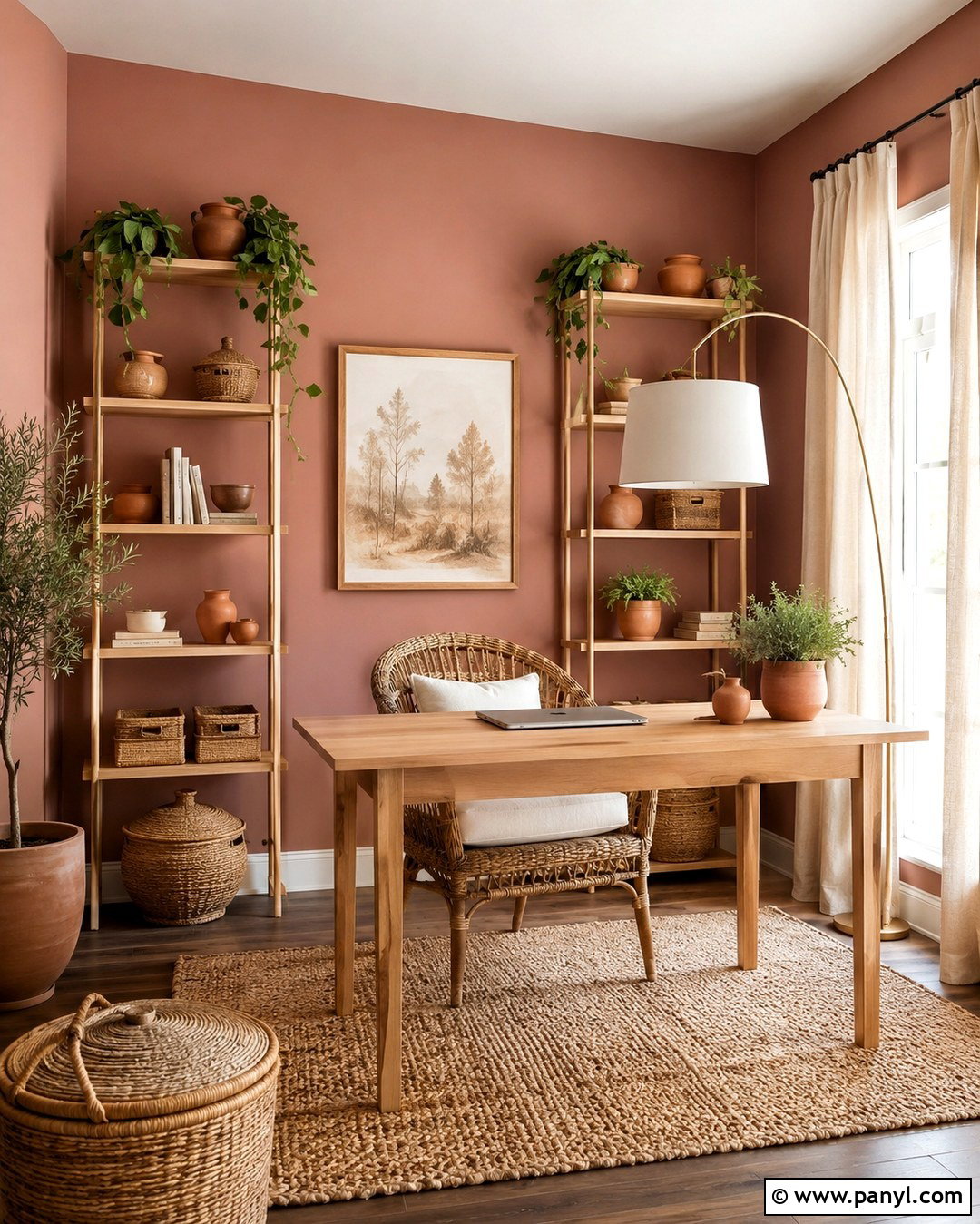 Boho Dusty Rose Office - 20 Dusty Rose Office Walls