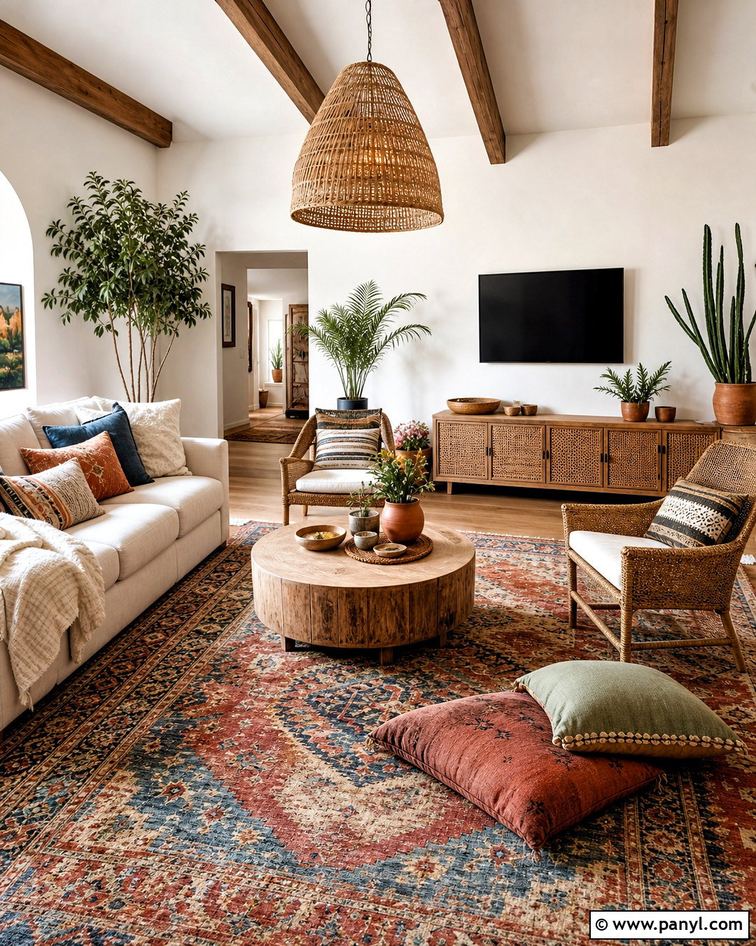 Boho Family Room - 20 family room design ideas