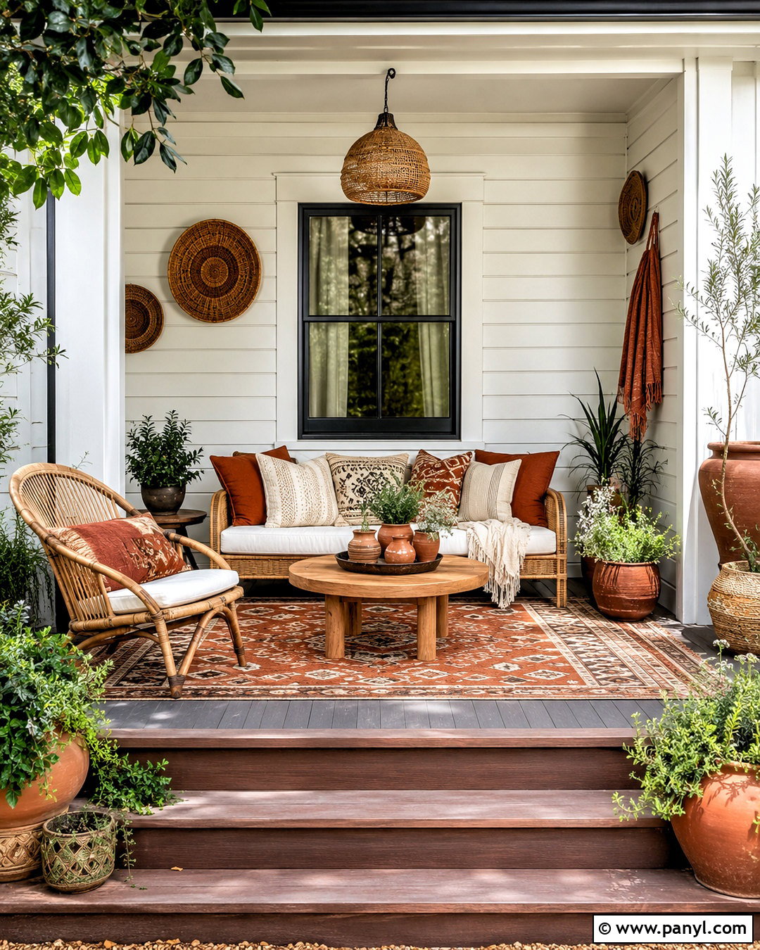 Boho Front Porch - 20 cozy front porch ideas