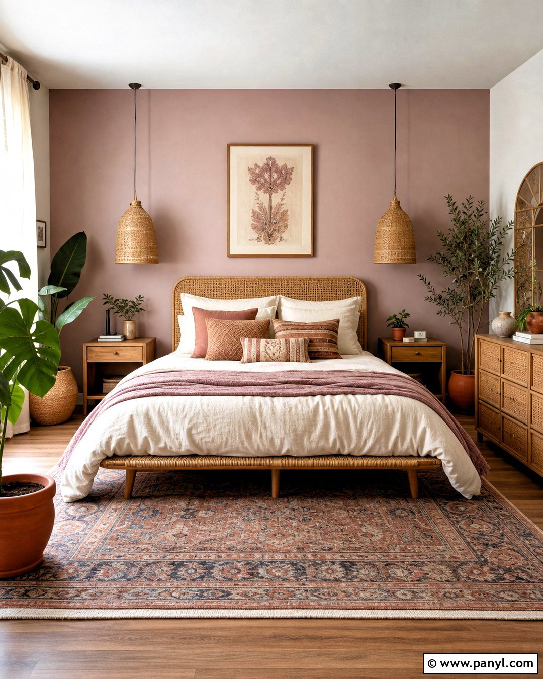 Boho Mauve Bedroom - 20 mauve bedroom ideas