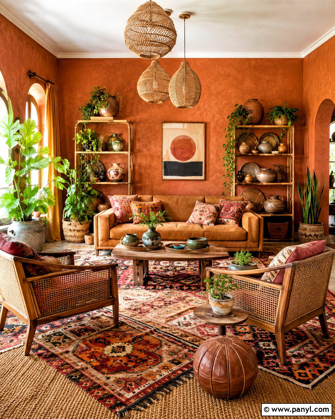 Boho Maximalist Living Room - 20 maximalist interior living room ideas