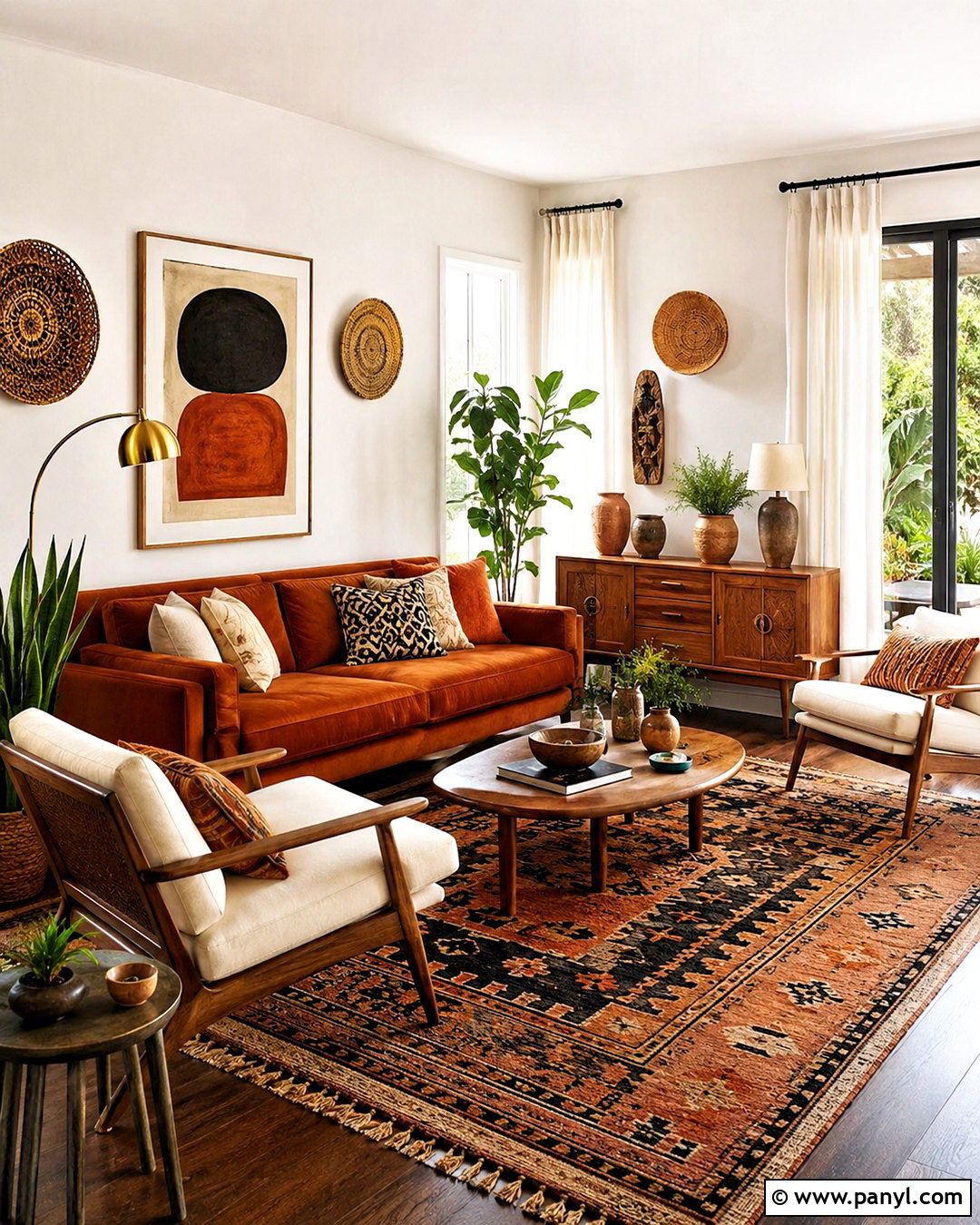 Boho Mid Century Modern Living Room - 20 mid century modern living room ideas