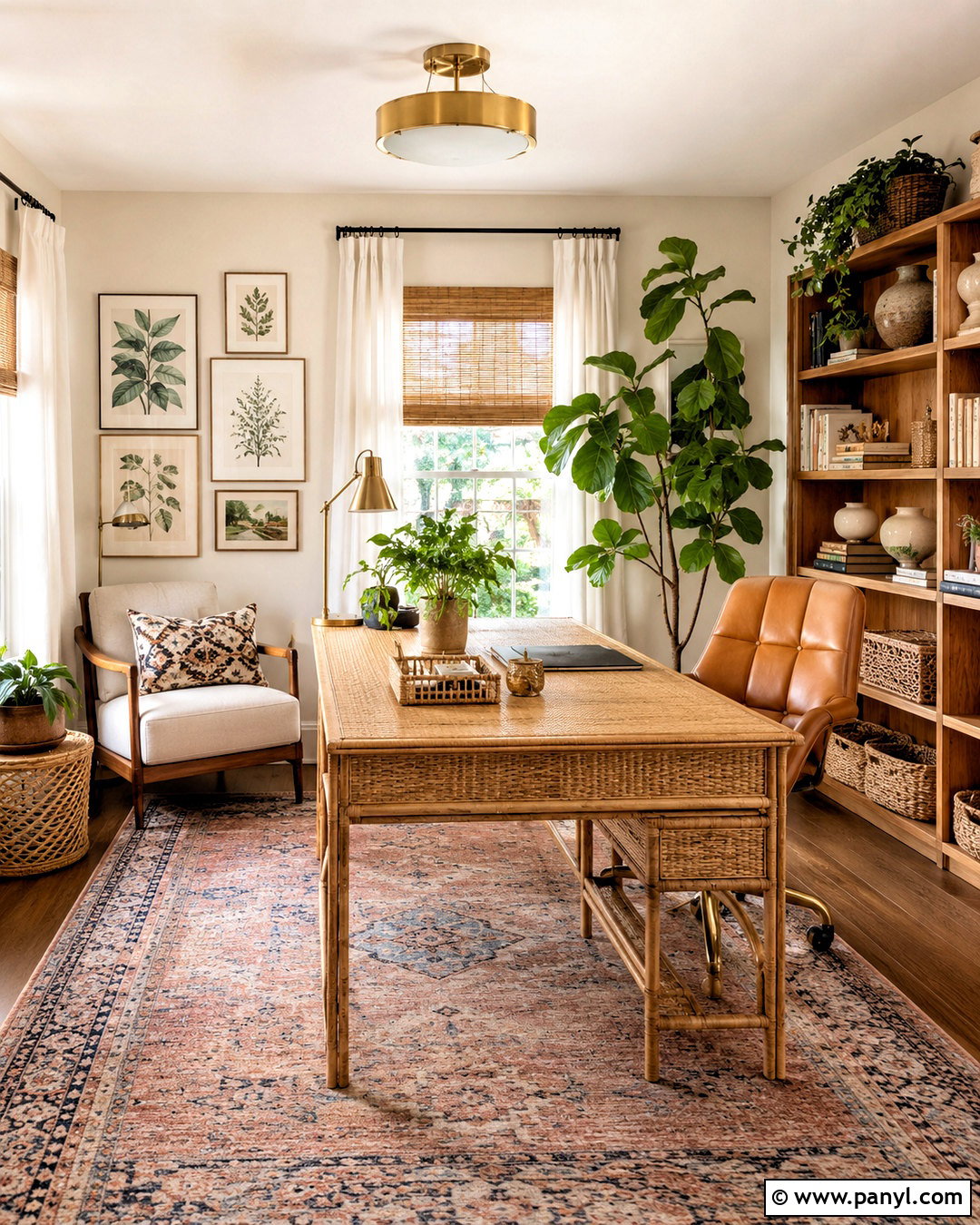 Boho Office - 20 office decor ideas