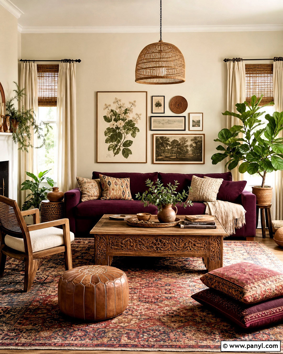 20 Plum Living Room Ideas for a Luxe and Inviting Space