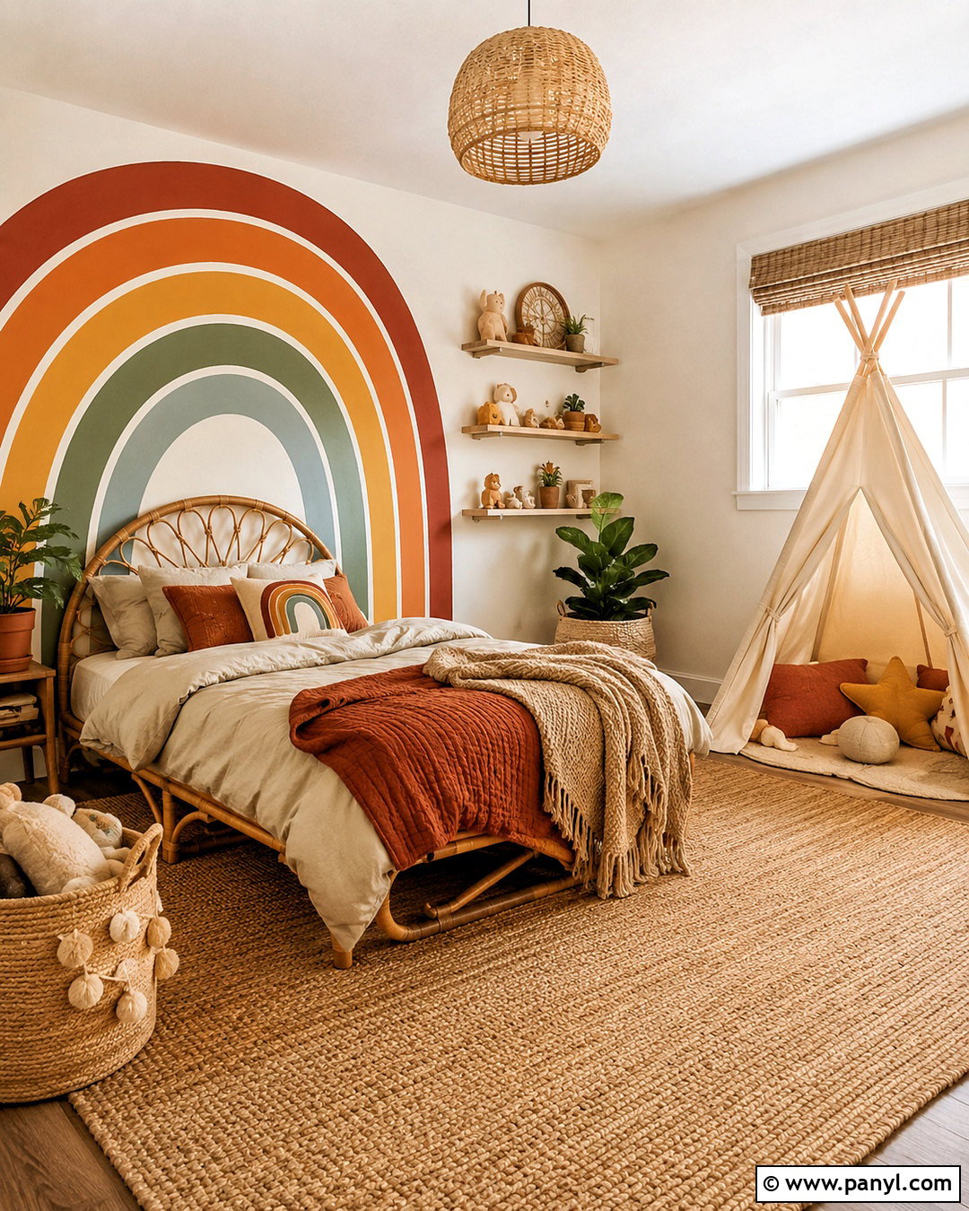 Boho Rainbow Boys Room - 20 rainbow boys room ideas