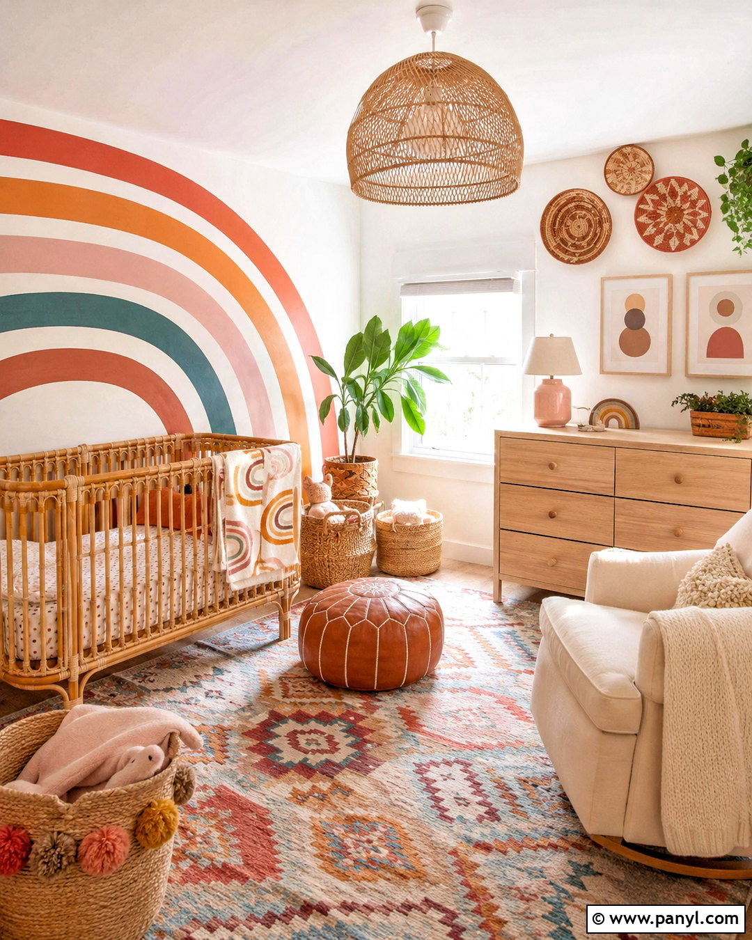 Boho Rainbow Nursery - 20 bright nursery ideas