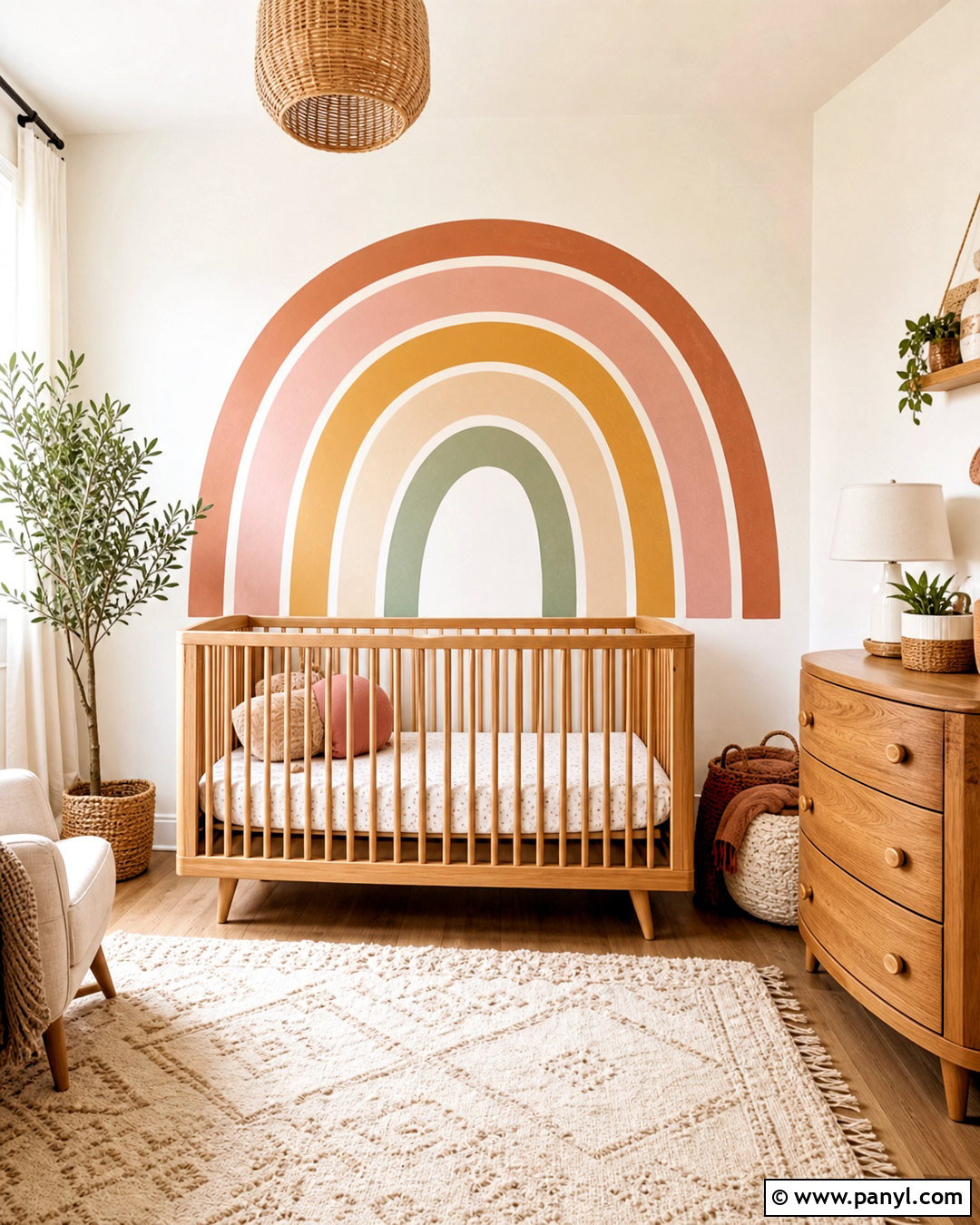 Boho Rainbow Wall Decal Nursery - 20 rainbow wall decal ideas