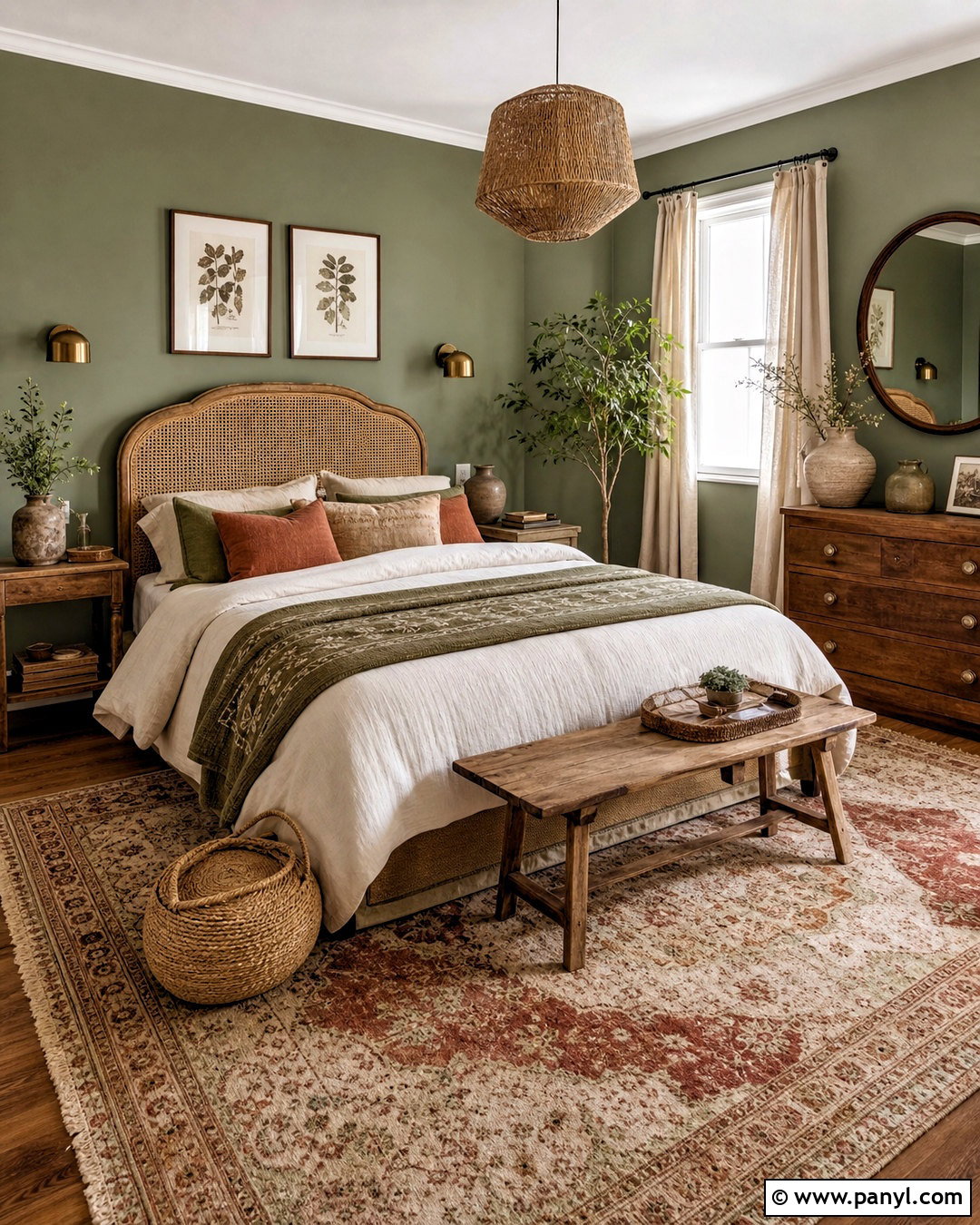 Boho Sage Green Bedroom Walls - 20 sage green bedroom walls