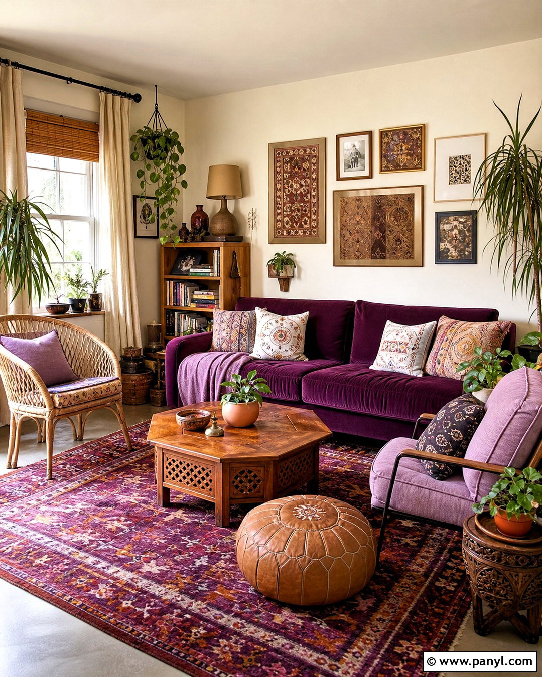 20 Violet Living Room Ideas for a Chic, Cozy Home Makeover