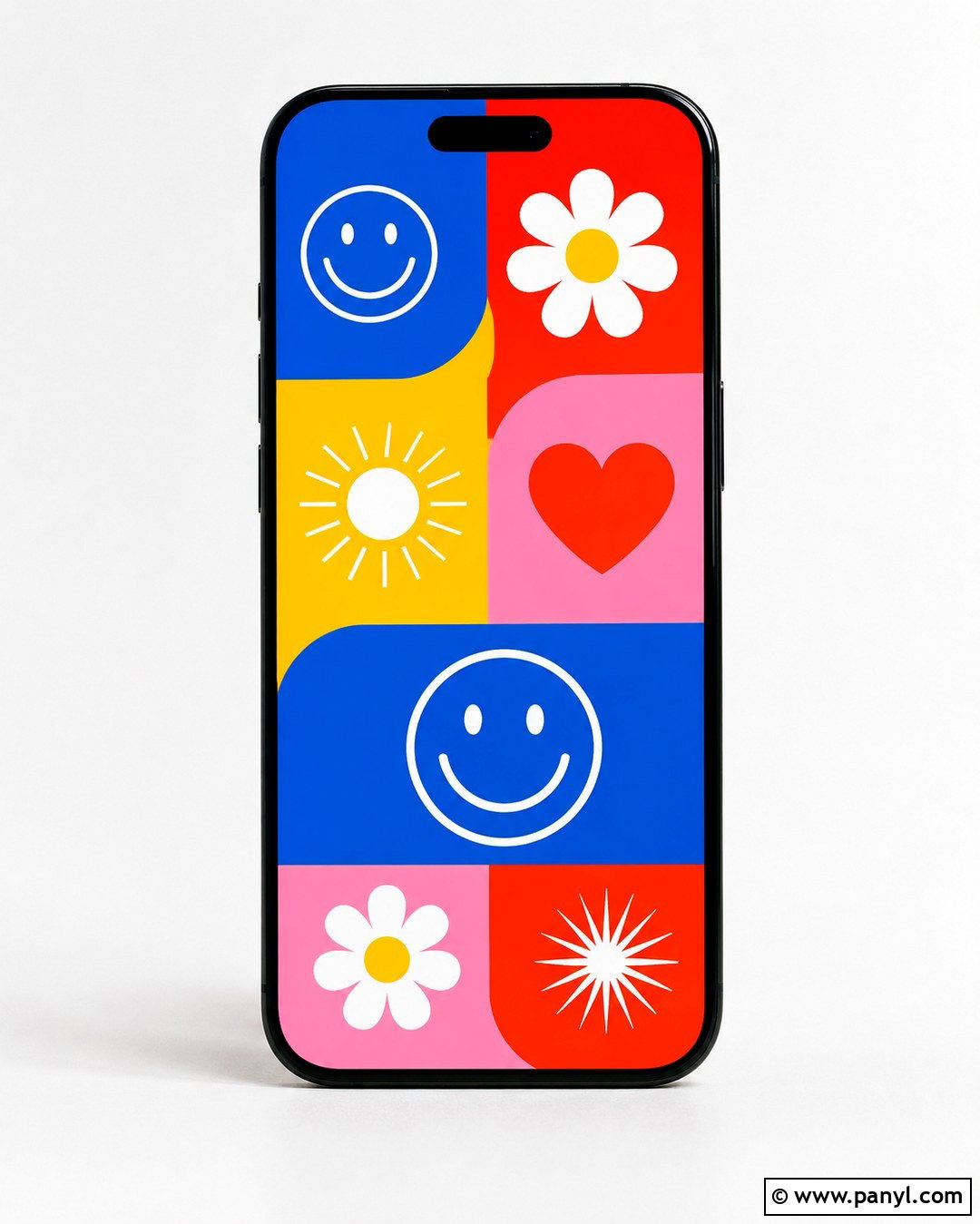 Bold Color Block Wallpaper - 20 Smile And Be Happy Wallpaper Ideas