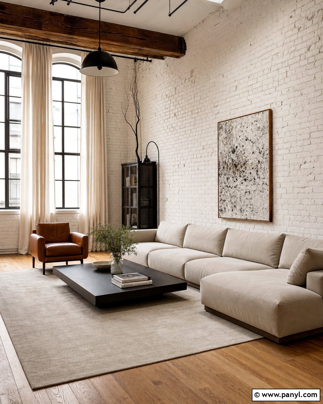 Bone White Brick Wallpaper Loft - 30 neutral colors wallpaper ideas