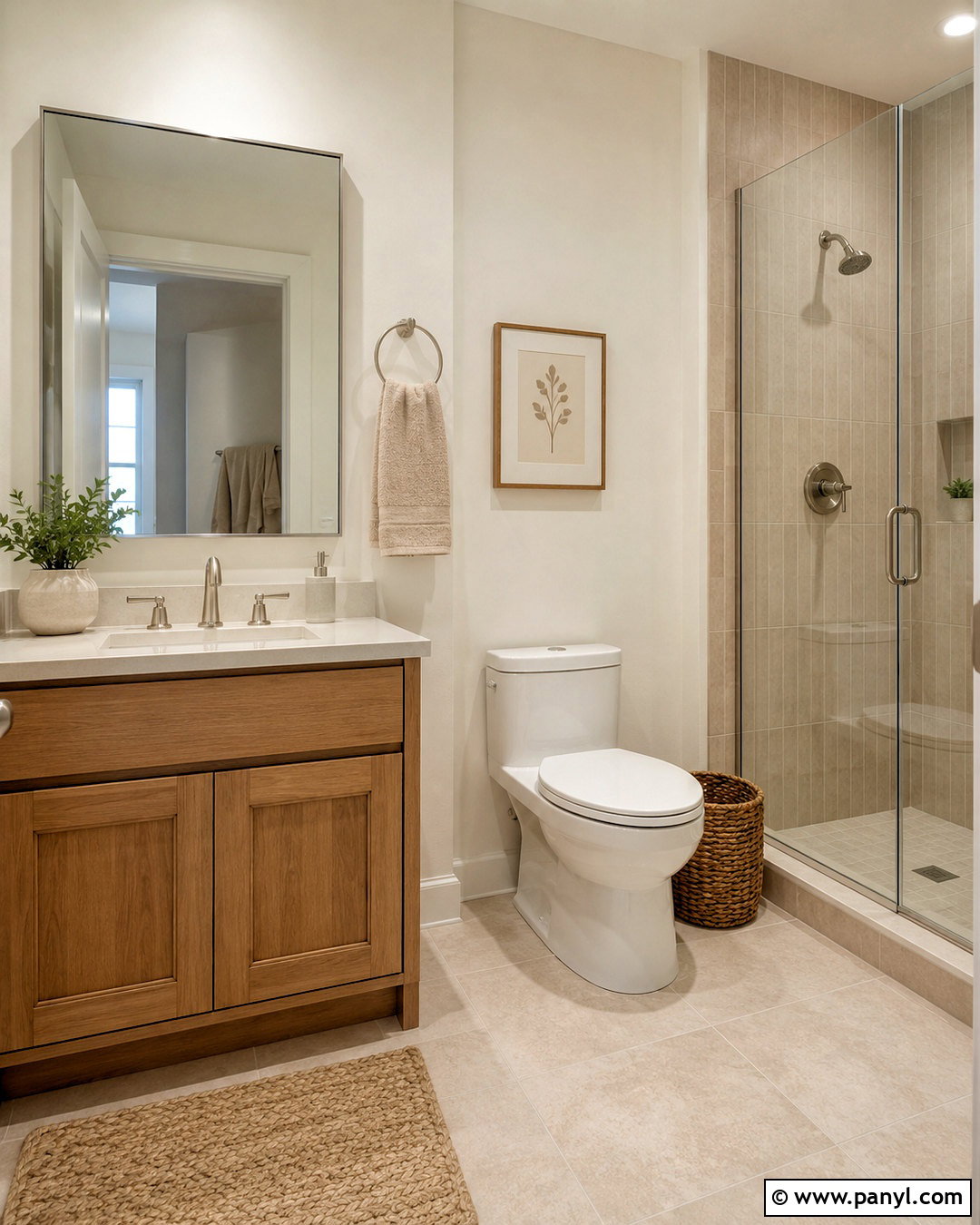 Bone White Small Bathroom Walls - 35 small bathroom wall colors